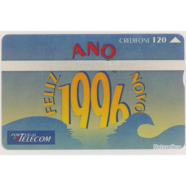 T�l�carte L&G dummy Feliz Ano Novo 1996 Boas Festas Portugal
