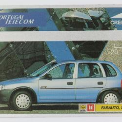 Télécarte L&G dummy Farauto Azul Portugal