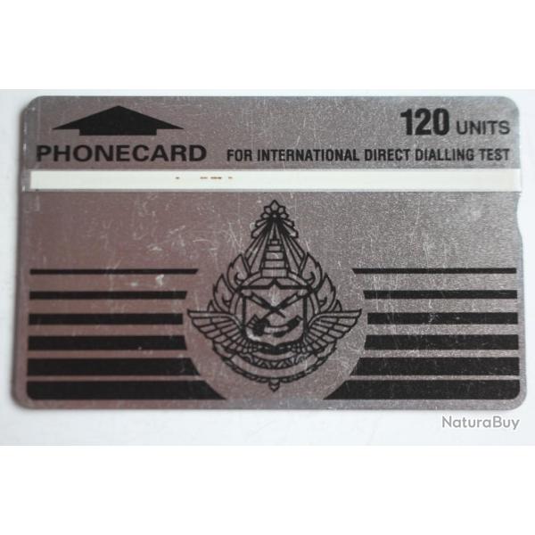 T�l�carte For International Direct Dialling TEST 1991 Tha�lande