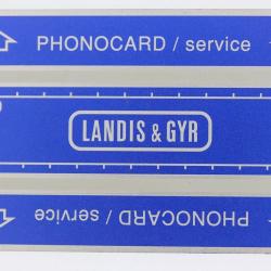 Télécarte de service Phonocard 1 Landis & Gyr 003L Égypte