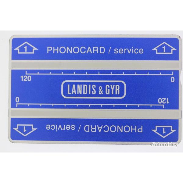 T�l�carte de service Phonocard 1 Landis & Gyr 003L �gypte