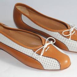 Ballerines cuir L'artigiano Torlasco femme