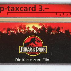 Télécarte L&G dummy p-taxcard film Jurassic Park Suisse 1993