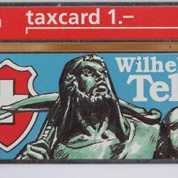 Télécarte L&G dummy taxcard Wilhelm Tell Suisse 1992