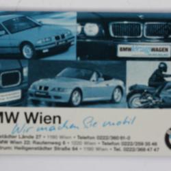 Télécarte L&G dummy BMW Wien automobile 1996 Autriche
