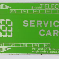 Télécarte de service Landis & Gyr Service Card 903S BTS003 Royaume-Uni