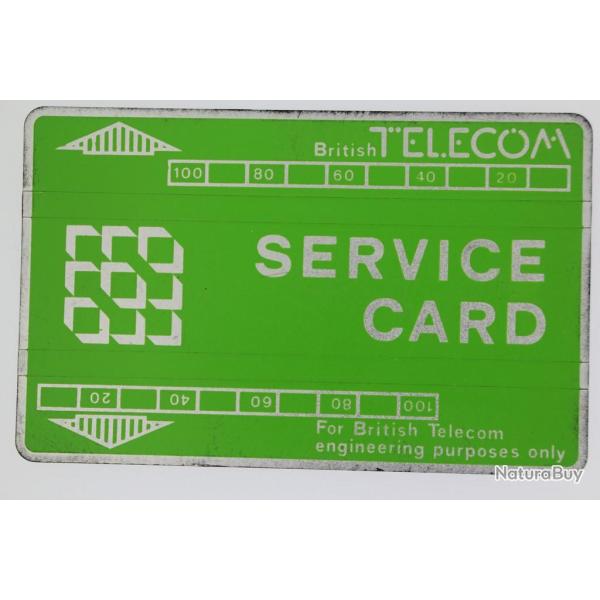 T�l�carte de service Landis & Gyr Service Card 806S BTS002 Royaume-Uni