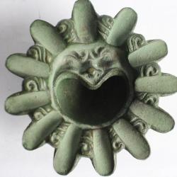 Cendrier bronze patine verte à l'antique 1940