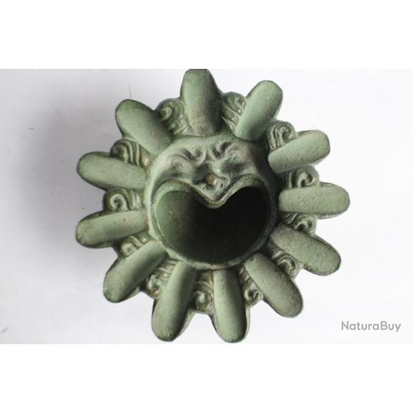 Cendrier bronze patine verte � l'antique 1940
