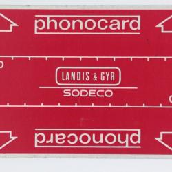 T&eacute;l&eacute;carte Landis & Gyr Sodeco 00 209 814 Frankfurt demo 6 Allemagne