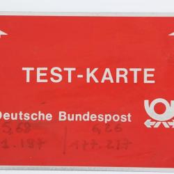 T&eacute;l&eacute;carte L&G Test-Karte Deutsche Bundespost 03 058 750 Allemagne