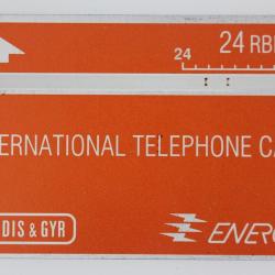 Télécarte Landys & Gyr International Telephone Card Energia Russie URSS