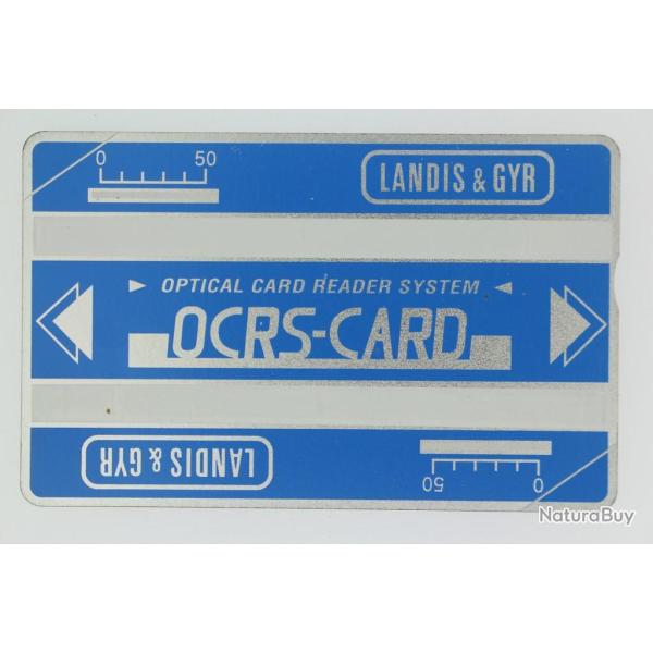 Tlcarte Carte exprimentale holographique Landis & Gyr OCRS-CARD