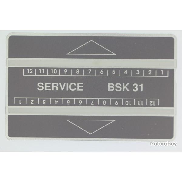 Tlcarte Suisse Landis & Gyr Service BSK 31