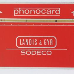 Télécarte Landis & Gyr Phonocard Sodeco Allemagne 1st Thermal Band Trial