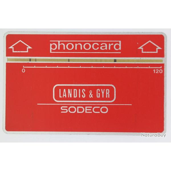 Tlcarte Landis & Gyr Phonocard Sodeco Allemagne 1st Thermal Band Trial