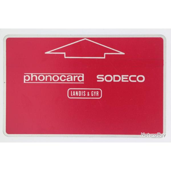 Tlcarte d'essai L&G Phonocard Francfort 00 219 177 Allemagne 1981