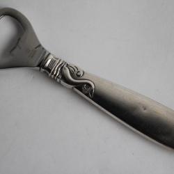 Décapsuleur argent massif Frigast Denmark Dolphin