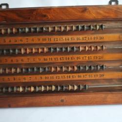 Ancien boulier de billard bois