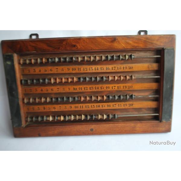 Ancien boulier de billard bois