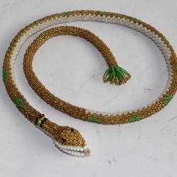 Serpent perlé de verre Turquie prisonniers de guerre turcs WW1