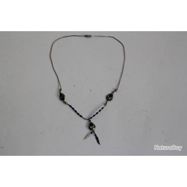 Collier ethnique Am�rindien Navajo argent