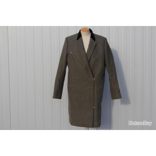 C�LINE Manteau long Laine d'agneau T 42
