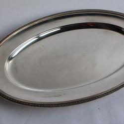 CHRISTOFLE Grand plateau ovale Malmaison