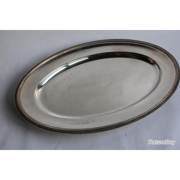 CHRISTOFLE Grand plateau ovale Malmaison