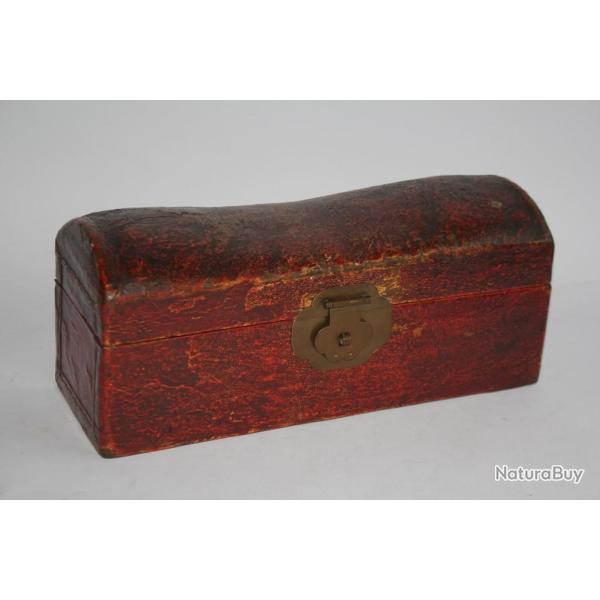 Boite Oreiller bois Chine Qing Dynasty