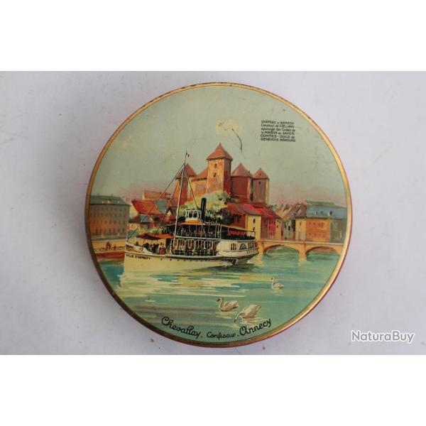 Bo�te bonbons t�le s�rigraphi�e Chevallay Confiseur Annecy