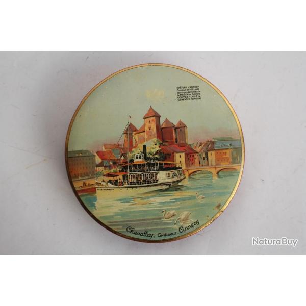 Bo�te bonbons t�le s�rigraphi�e Chevallay Confiseur Annecy