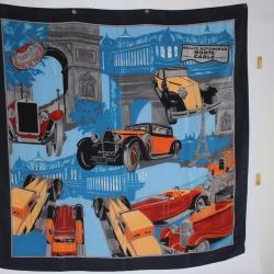 Foulard soie Rallye automobile Monte-Carlo Hôtel Crillon