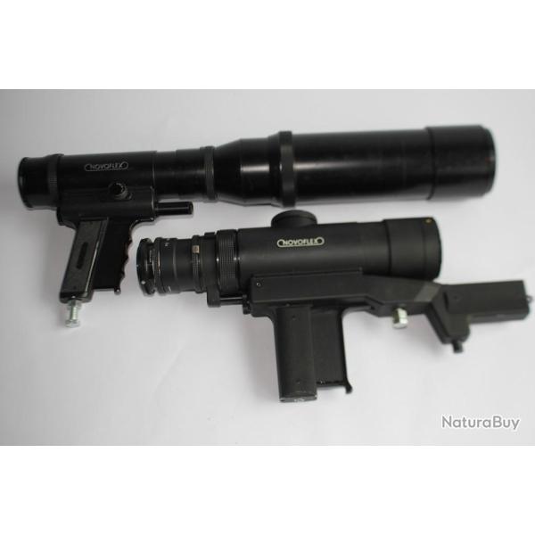 Objectifs fusils photographiques NOVOFLEX mise au point rapide