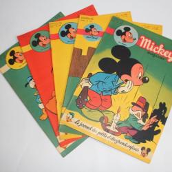 Mickey Magazine Mai 1953 n°134 à n°138