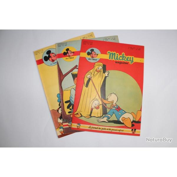 Mickey Magazine Avril 1953 n�130 � n�133