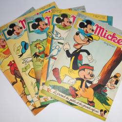Mickey Magazine Février 1955 n°226 à n°229