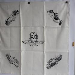 Foulard soie Aston Martin Owners Club automobile