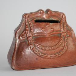 Ancienne tirelire à casser grès Sac à main