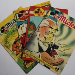 Mickey Magazine Novembre 1954 n°213 à n°216