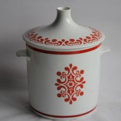 RICHARD GINORI Pot couvert porcelaine Italie