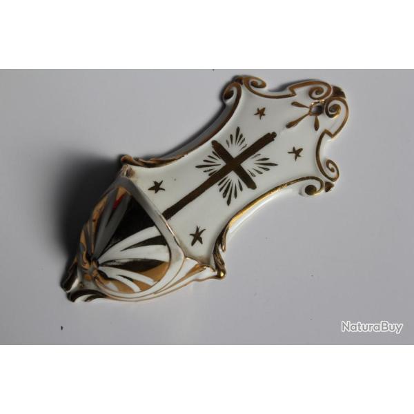 B�nitier porcelaine XIXe si�cle