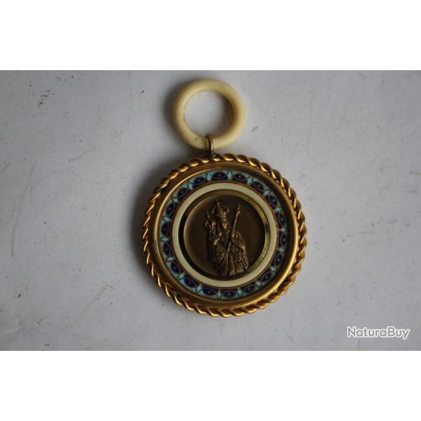 Saint Christophe cellulo�d et �mail