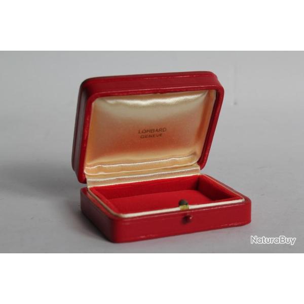 LOMBARD �crin long pour bijoux cuir rouge