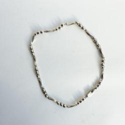 Collier argent massif 925 bijoux vintage