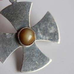 Pendentif Croix Jerusalem argent 925 bijoux