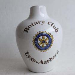 Vase céramique Rapperswiler Rotary Club Lyss-Aarberg