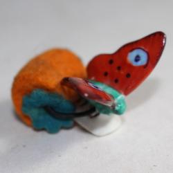 Pare gouttes porcelaine pour théière Papillon thé