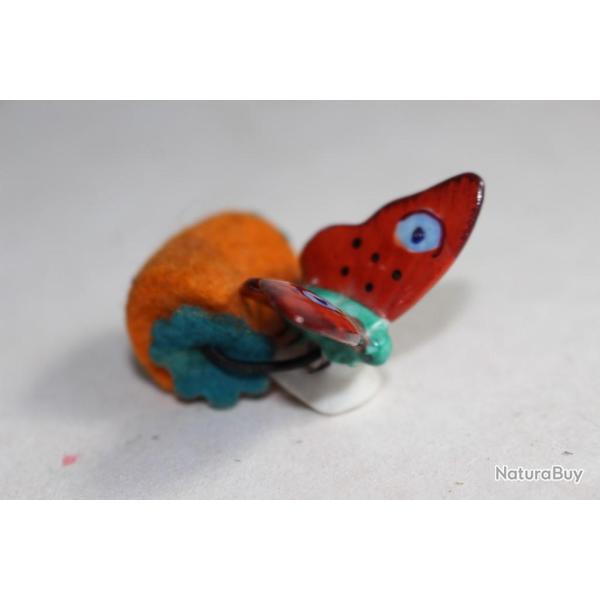 Pare gouttes porcelaine pour th�i�re Papillon th�