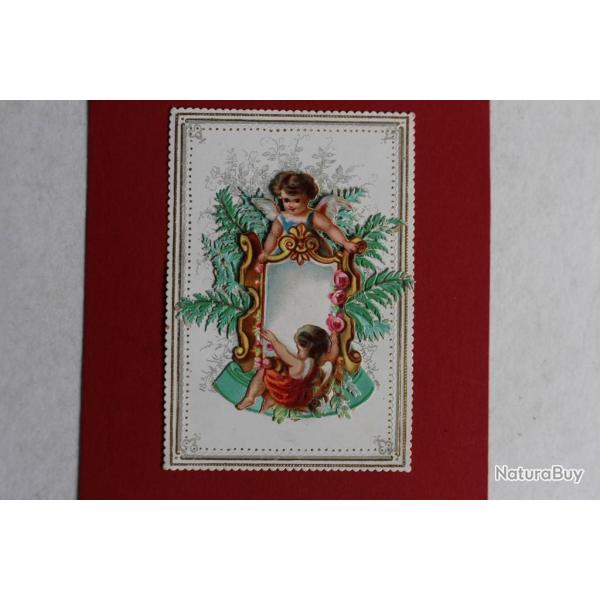 Chromo gaufr� Angelots XIXe si�cle